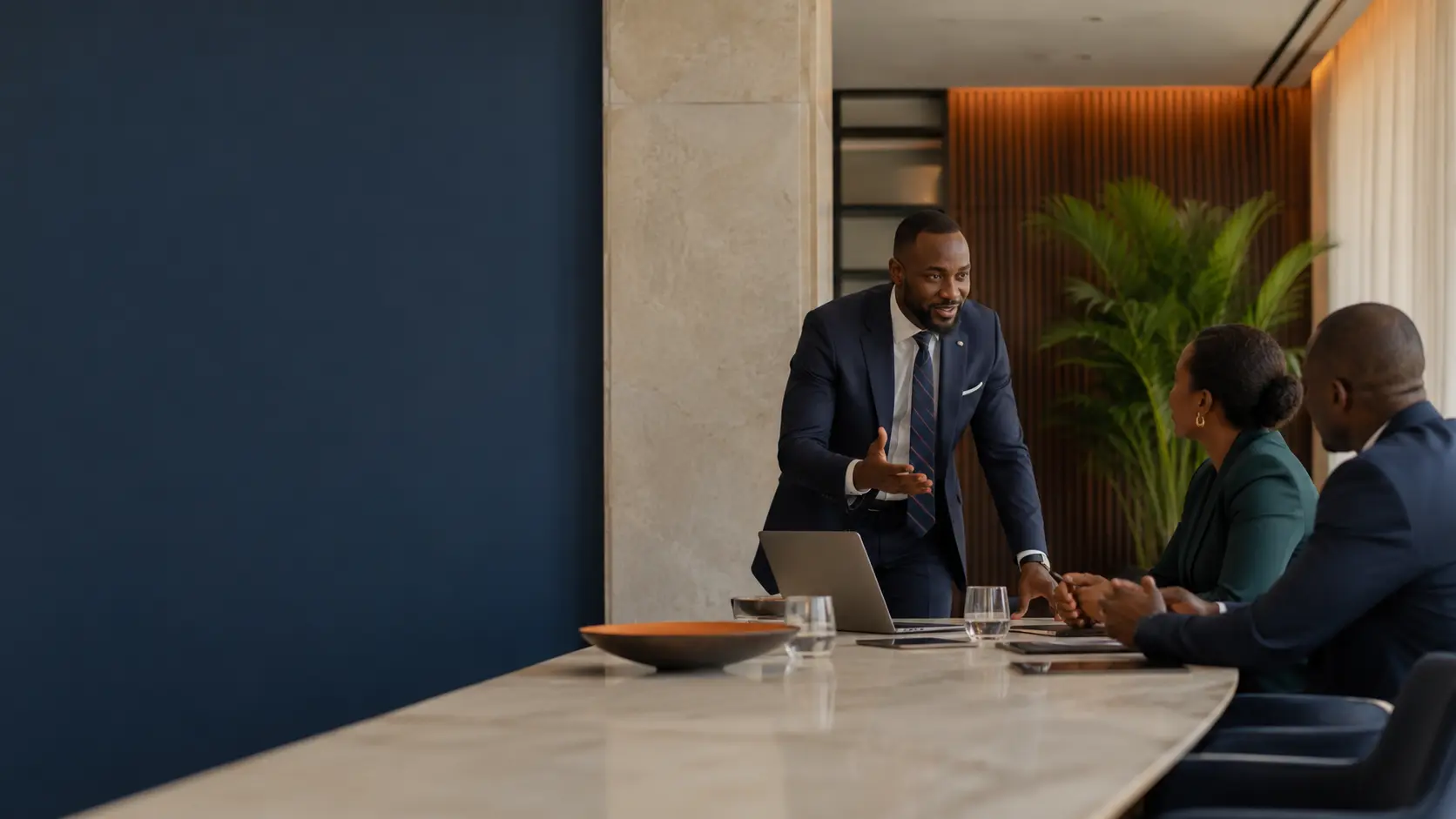 Solafrips consultant beginning a technology project conversation with clients
